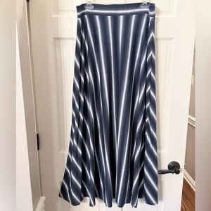 Versona Navy and White A-Line Skirt